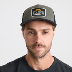 Station Trucker Snapback Hat - Military