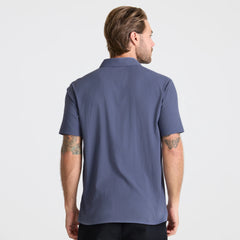Bless Up Breathable Stretch Polo Shirt - Slate
