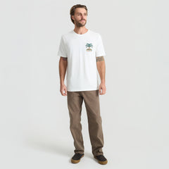 Moto Palm Premium Tee - Off White