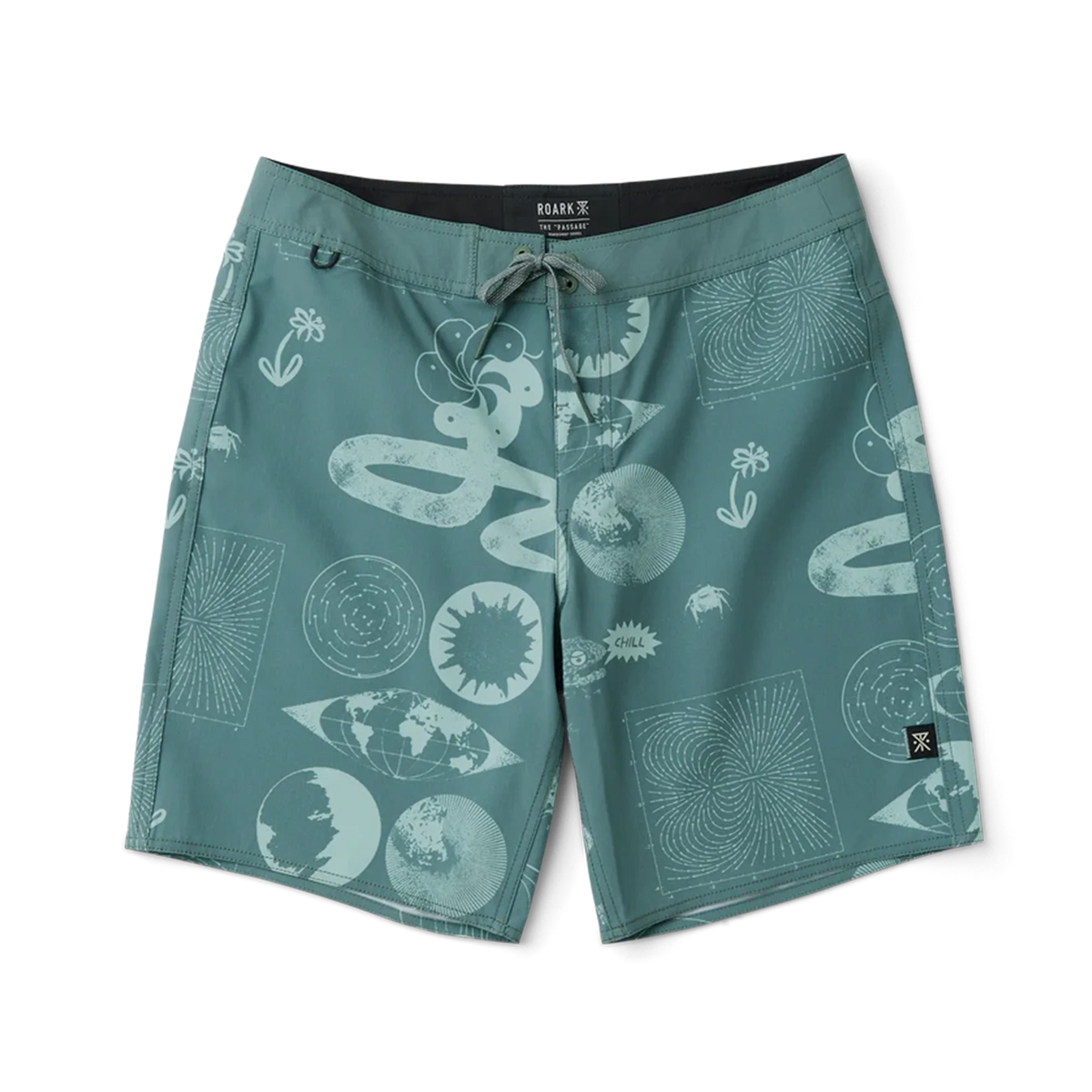 Passage 18.5" Boardshorts - Slate Green