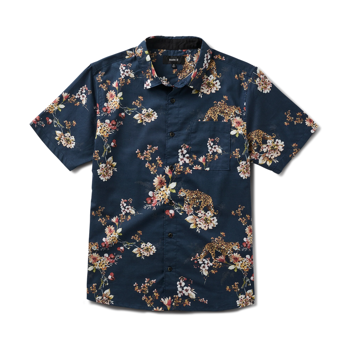 Journey Short Sleeve Button Up Shirt - Deep Navy