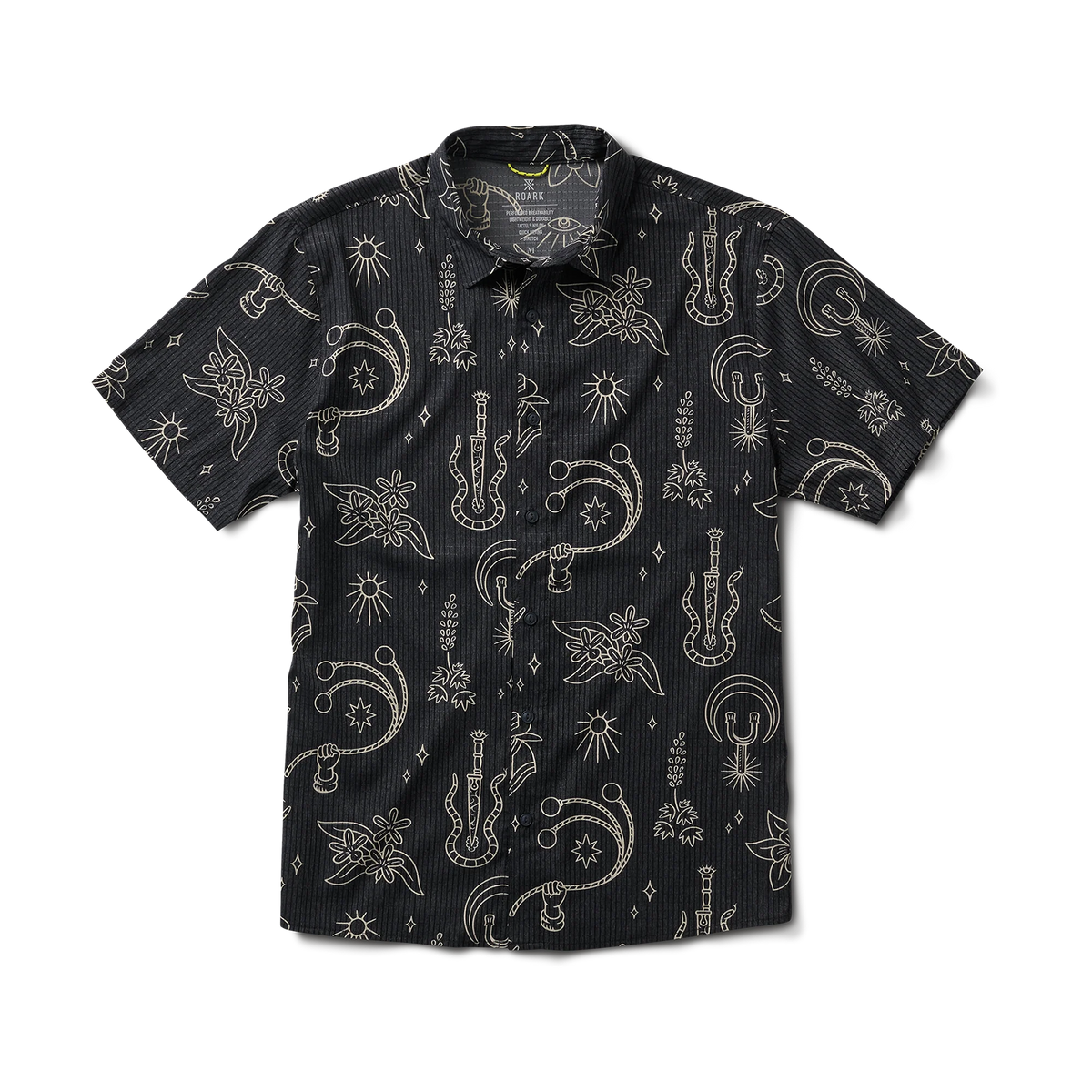 Bless Up Breathable Stretch Shirt - Black